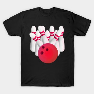 Tenpin bowling strike T-Shirt